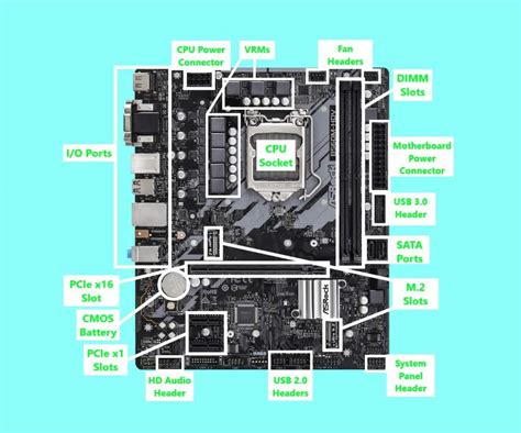 Motherboard Anatomy: Connections and Components of .